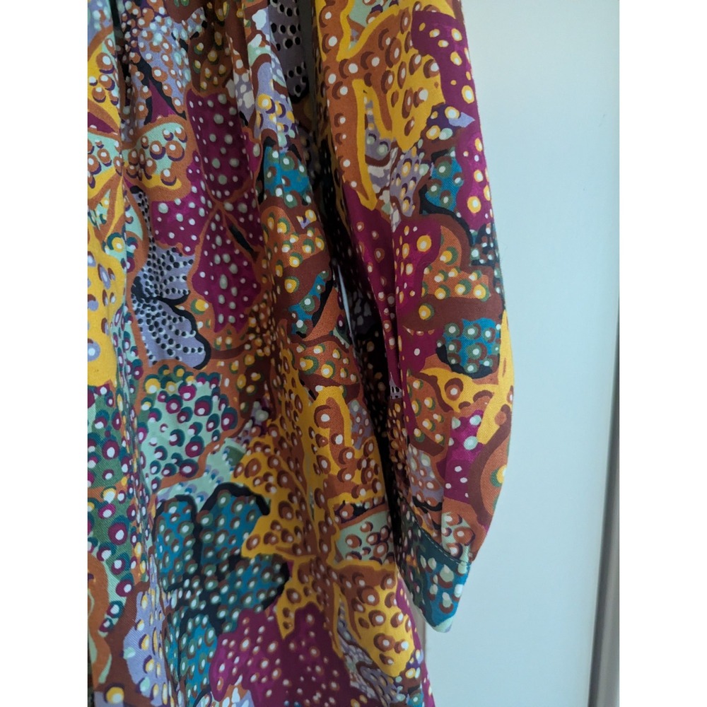 NEW!! Kika Vargas x Target Anemone Floral Mini Dress Womens Size S Oversized - Picture 8 of 11